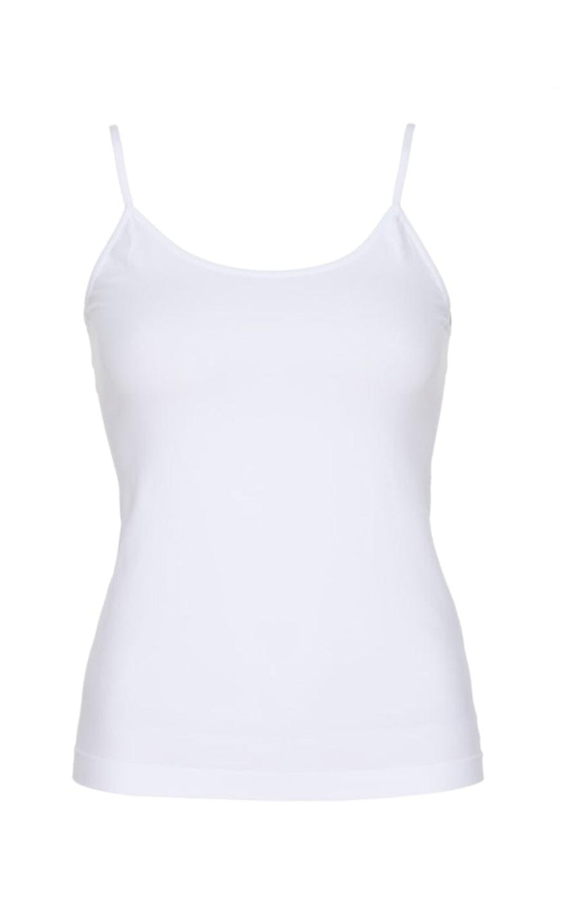 Tim & Simonsen Top - Ellen Spaghetti - White