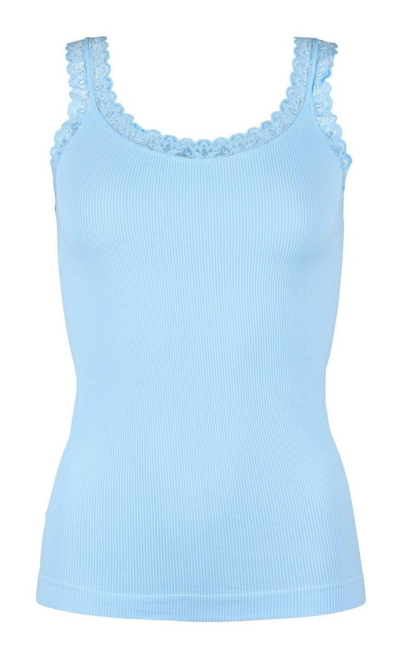 Tim & Simonsen Top - Frida Rib - Light Blue