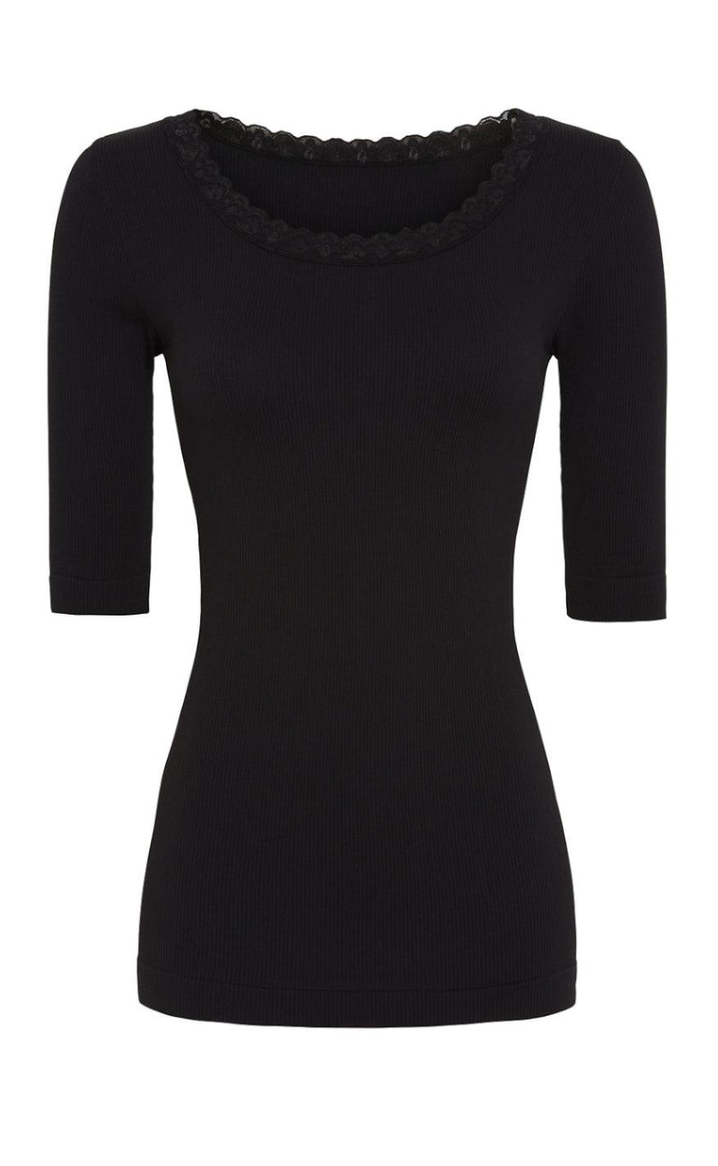 Tim & Simonsen Top - Frida SS - Nero