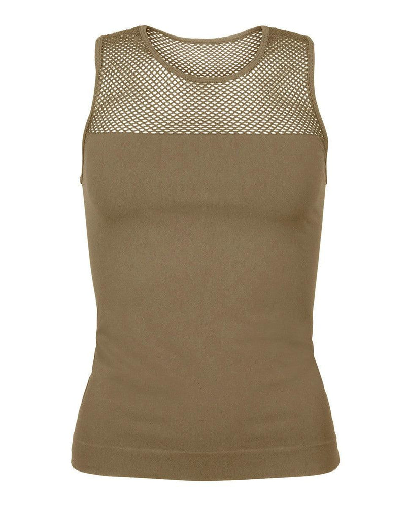 Tim & Simonsen Top - Mesh - Coffee