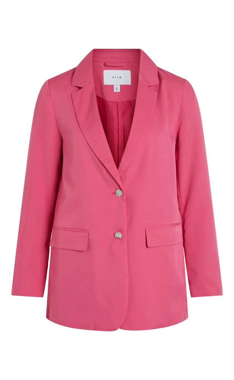 VILA Blazer - Kammas - Pink Yarrow
