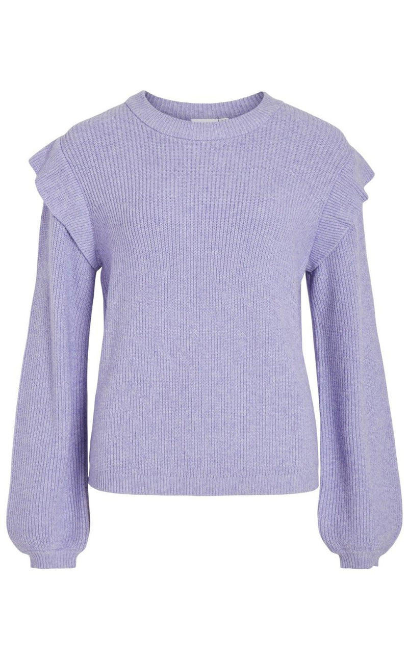 VILA Bluse - Ril Flounce - Sweet Lavender