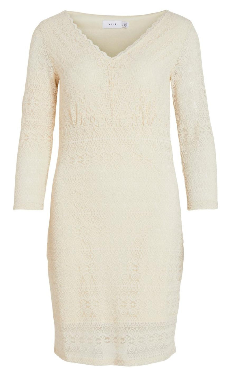 VILA Kjole - Chikka Lace - Birch