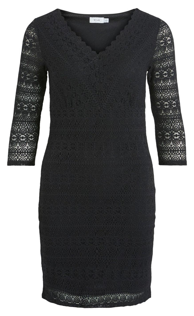 VILA Kjole - Chikka Lace - Black