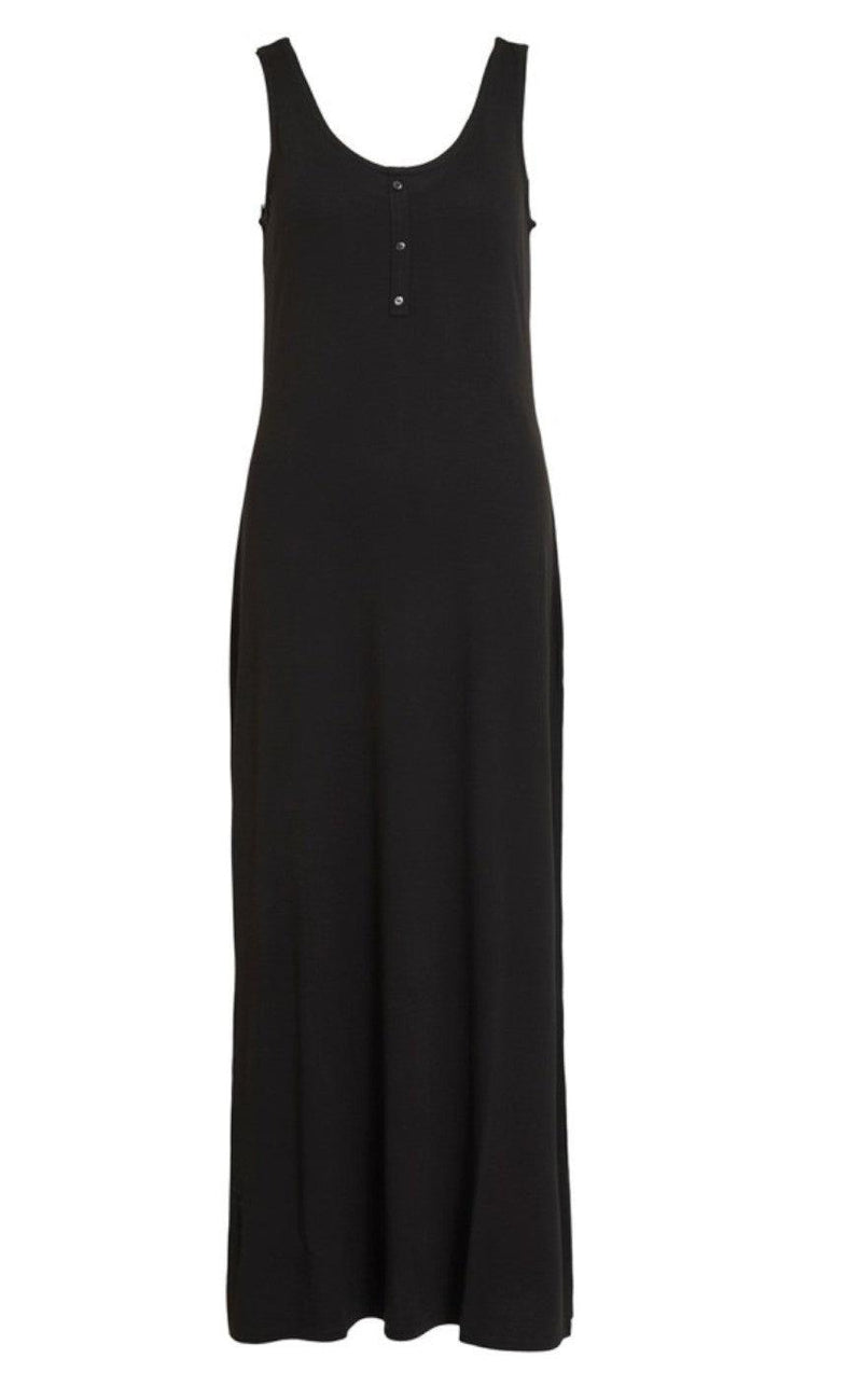 VILA Kjole - Dell Maxi - Black