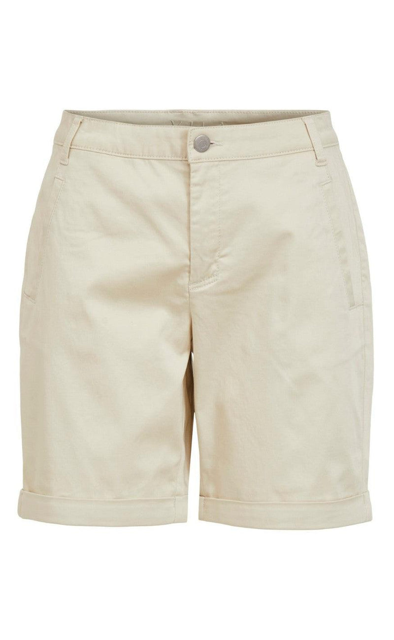 VILA Shorts - Chino - Birch