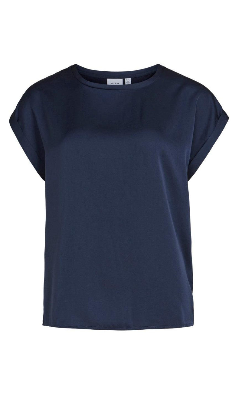 VILA Top - Ellette - Navy