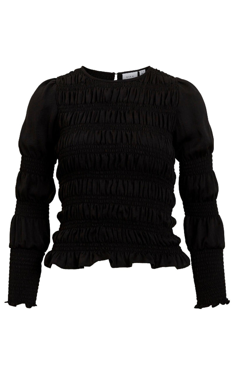 VILA Top - Rimes - Black