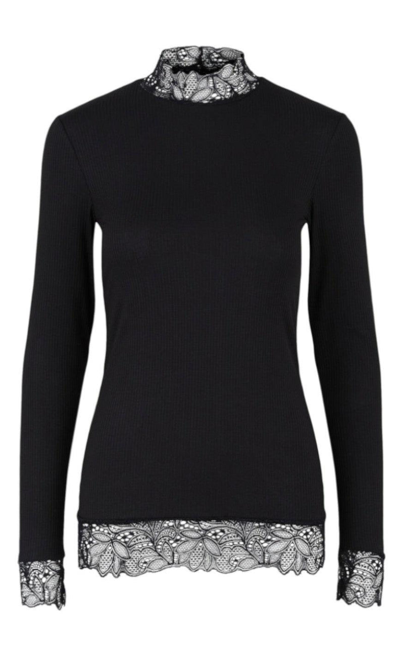 YAS Bluse - Elle - Black