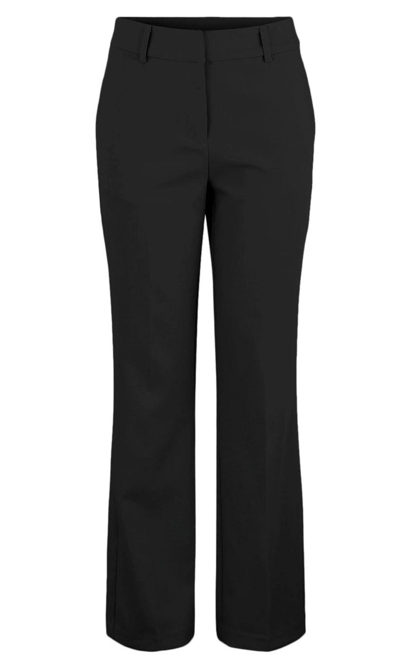 YAS Bukser - Bluris MW flared - Black