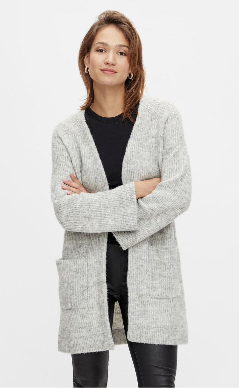 YAS Cardigan - Alva - Light Grey Melange