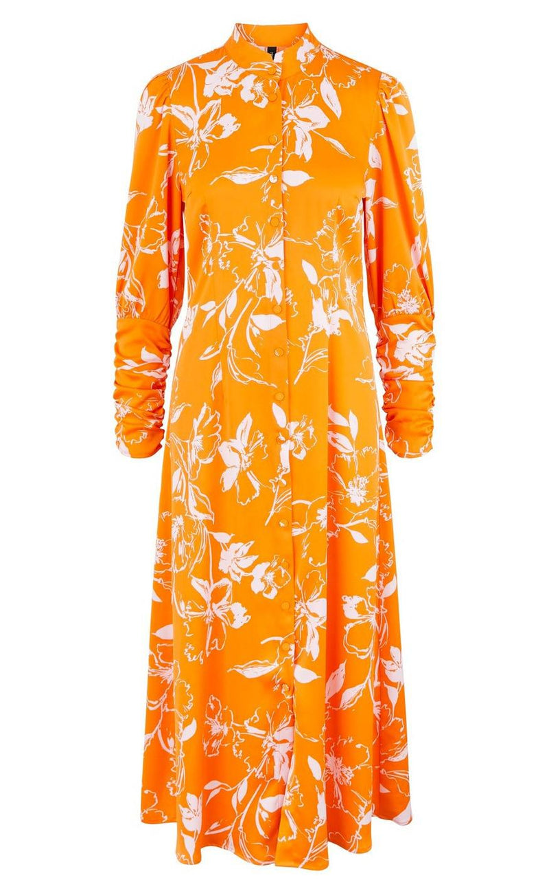 YAS Dress - Paris - Orange Och