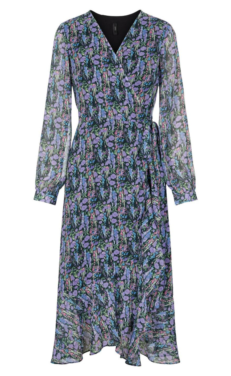 YAS Kjole - Esmeralda Midi - Black