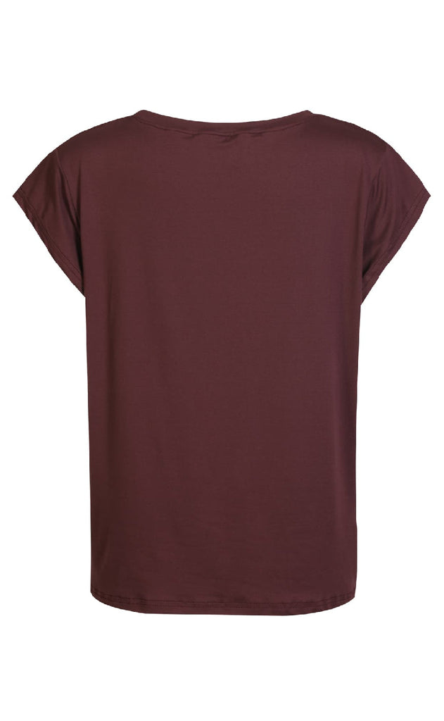 Liberte T-Shirt - Alma U - Bordeaux