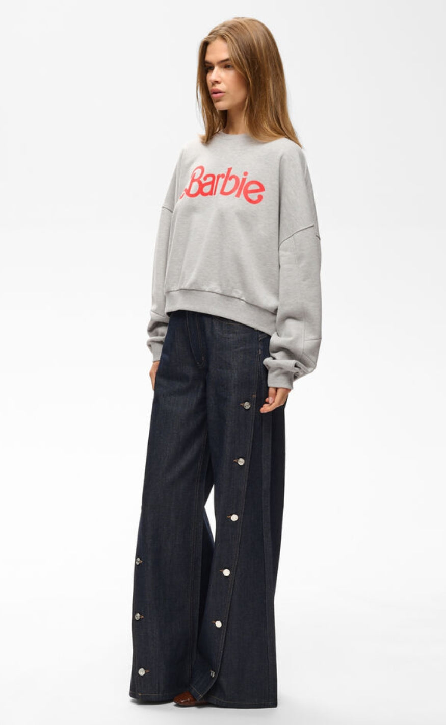 Gestuz Sweatshirt - Naya - Light Grey Melange