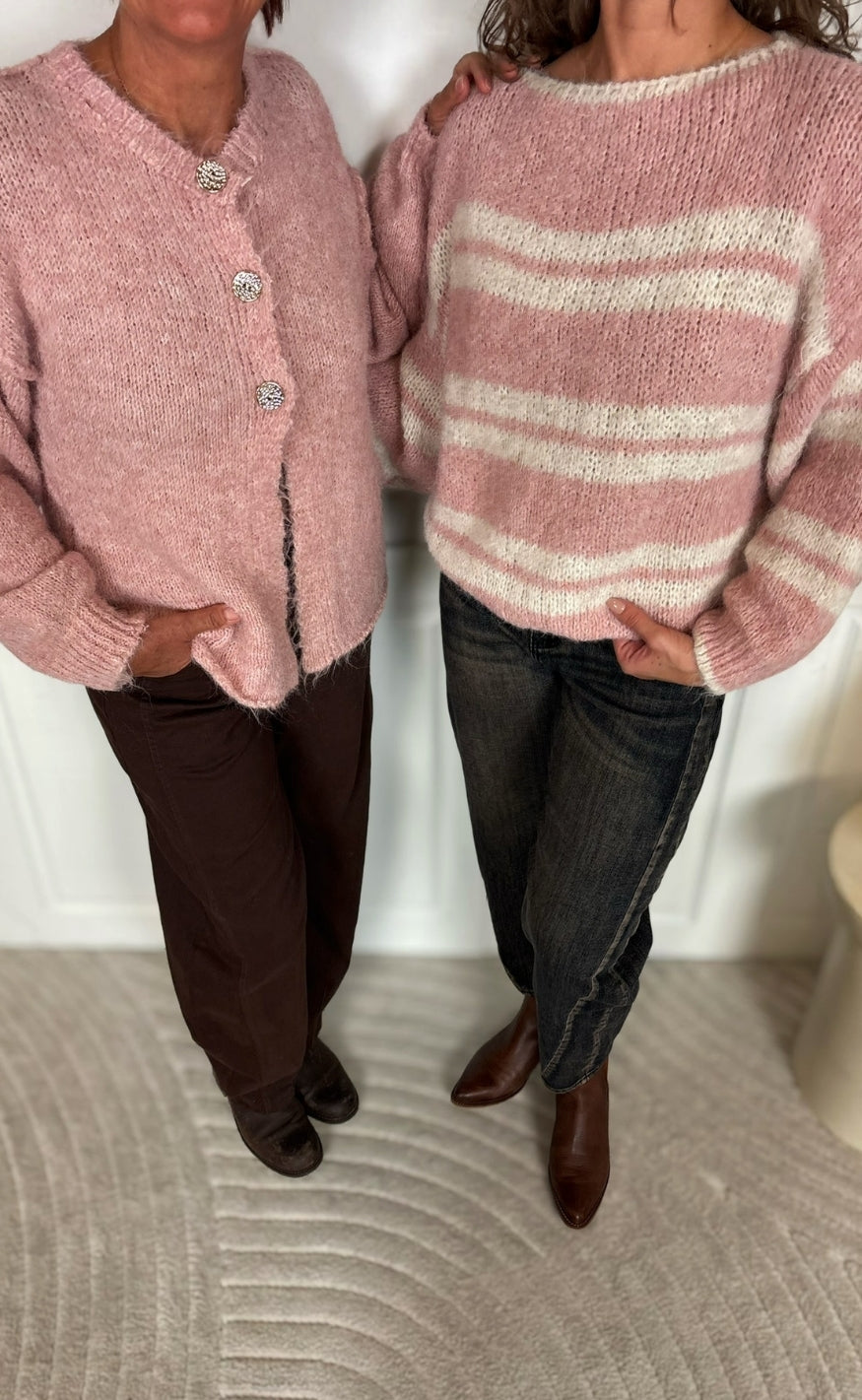 Marta Du Chateau Genser - Avellina - Rosa/Beige