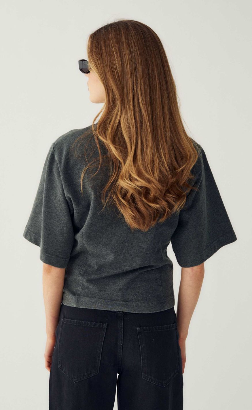 Noella T-shirt - Marigold - Grey Wash