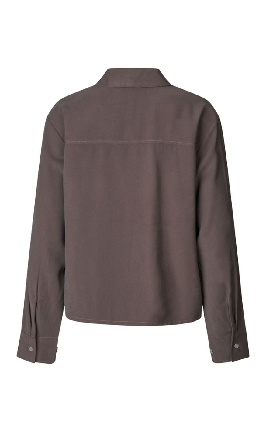 MbyM Skjorte - Elio - Chocolate Brown