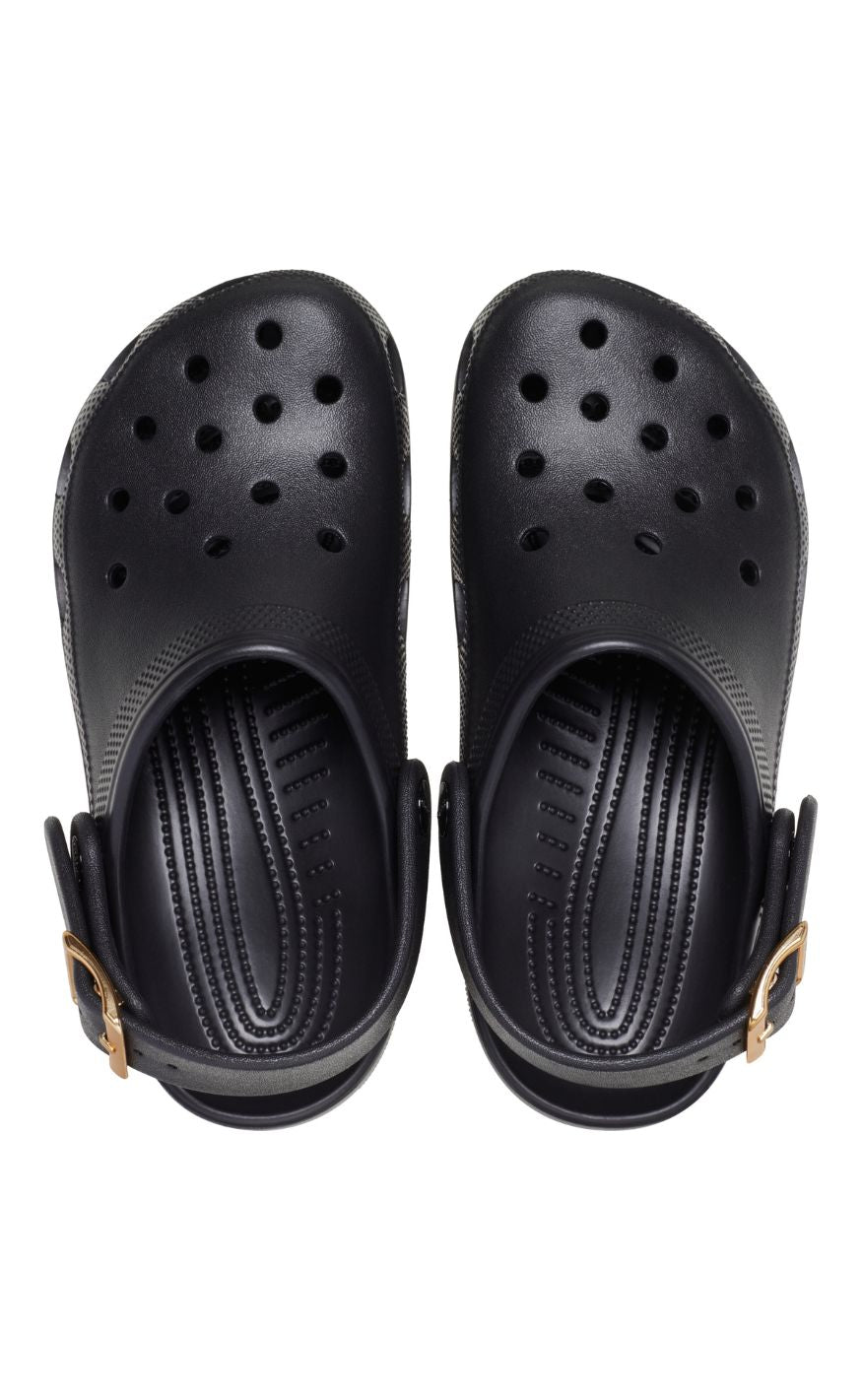 Crocs Træsko - Classic Metallic Buckle Clog - Black