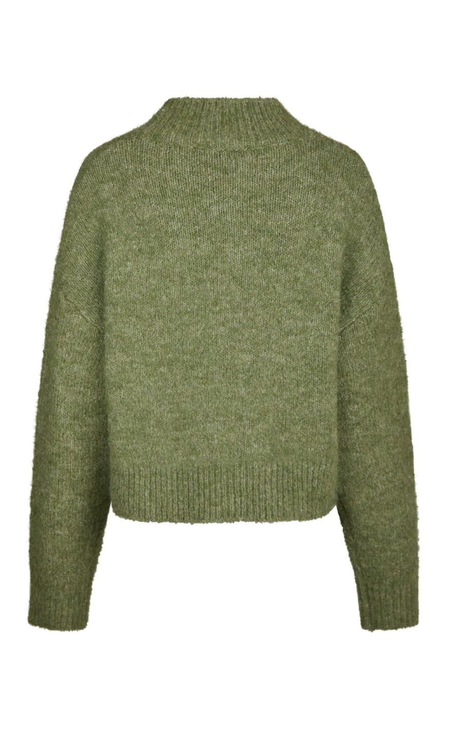 Neo Noir Genser - Paulina Fluffy - Dusty Green