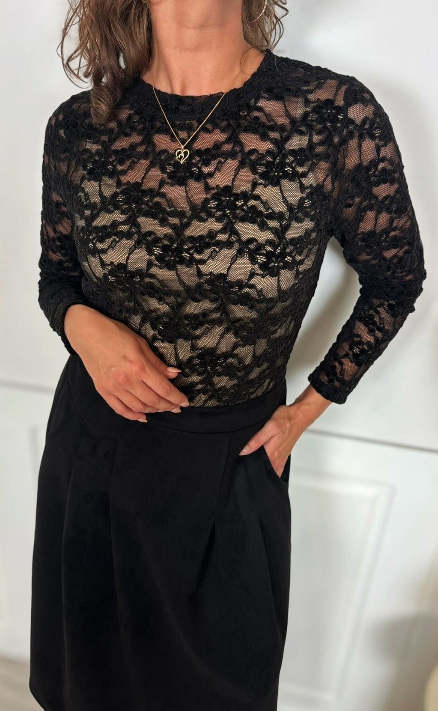 Marta Du Chateau Bluse - Primula - Black
