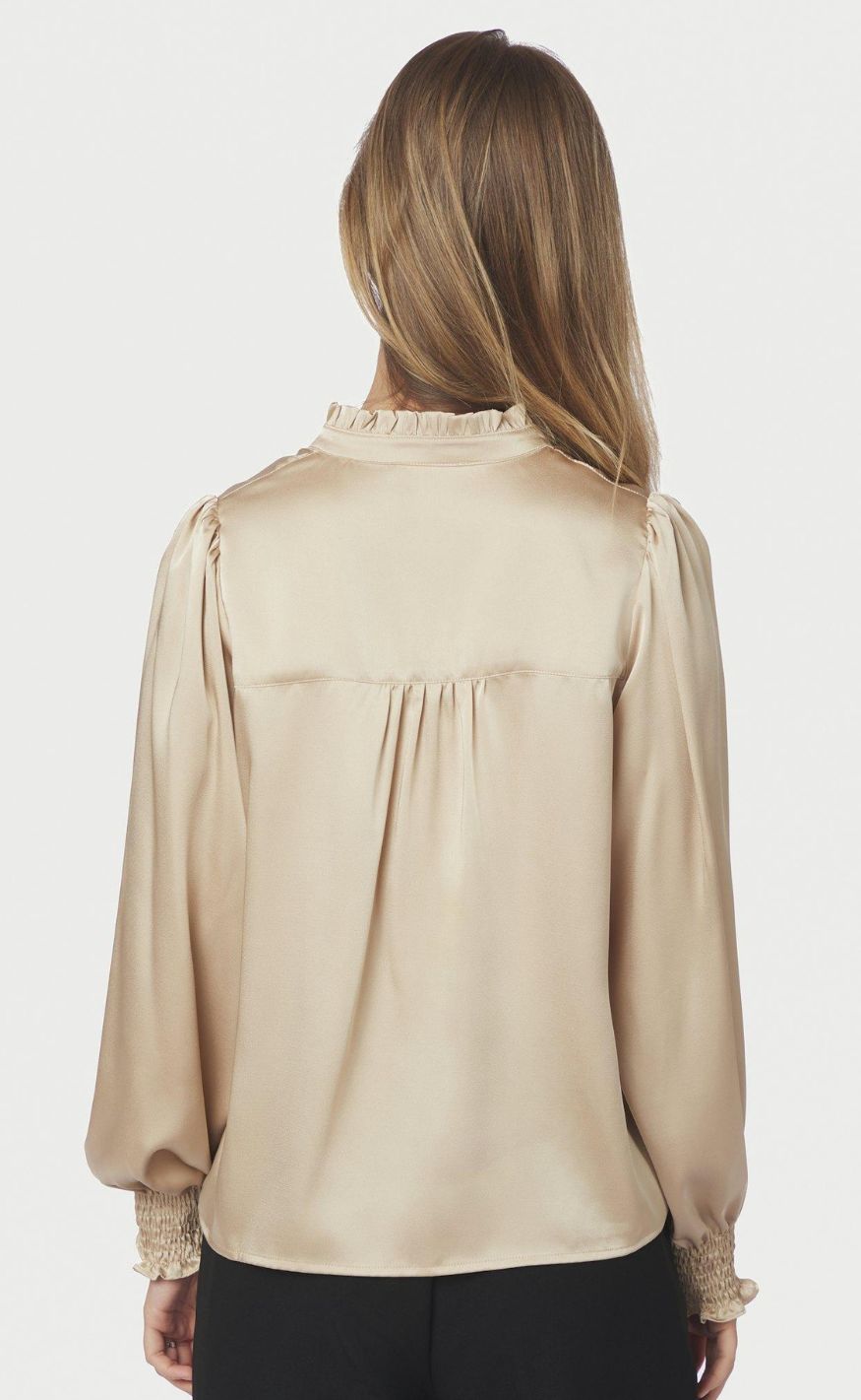 Neo Noir Bluse - Zamola - Dark Sand