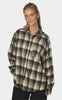 Neo Noir Skjorte - Dalma Flannel Check - Army
