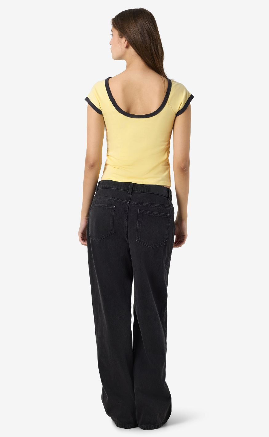 Noisy May T-shirt - Twin - French Vanilla/Obsidian Contrast