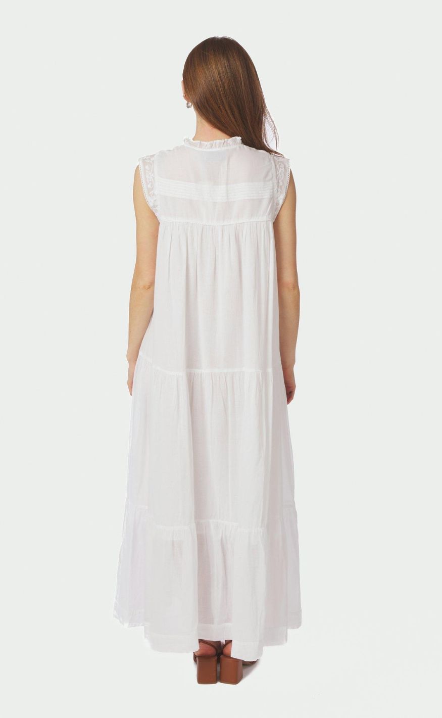 Neo Noir Kjole - Veana S Voile - White