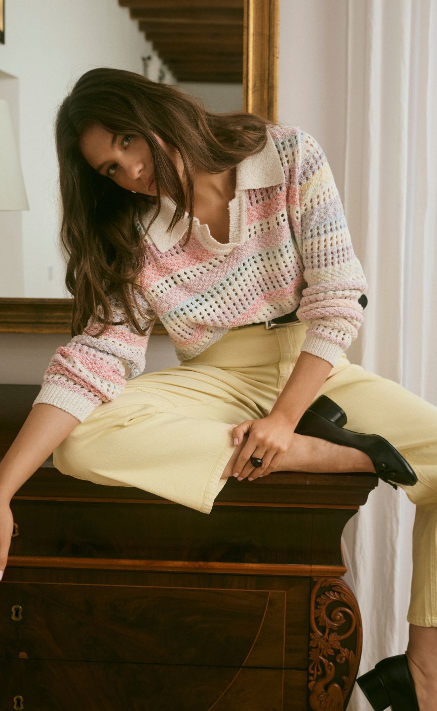 Culture Pullover - Juana Polo - Multi Stripe
