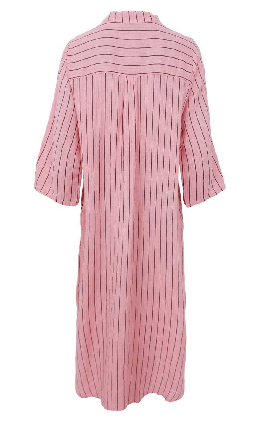 Black Colour Kjole - Melina - Rose Stripe