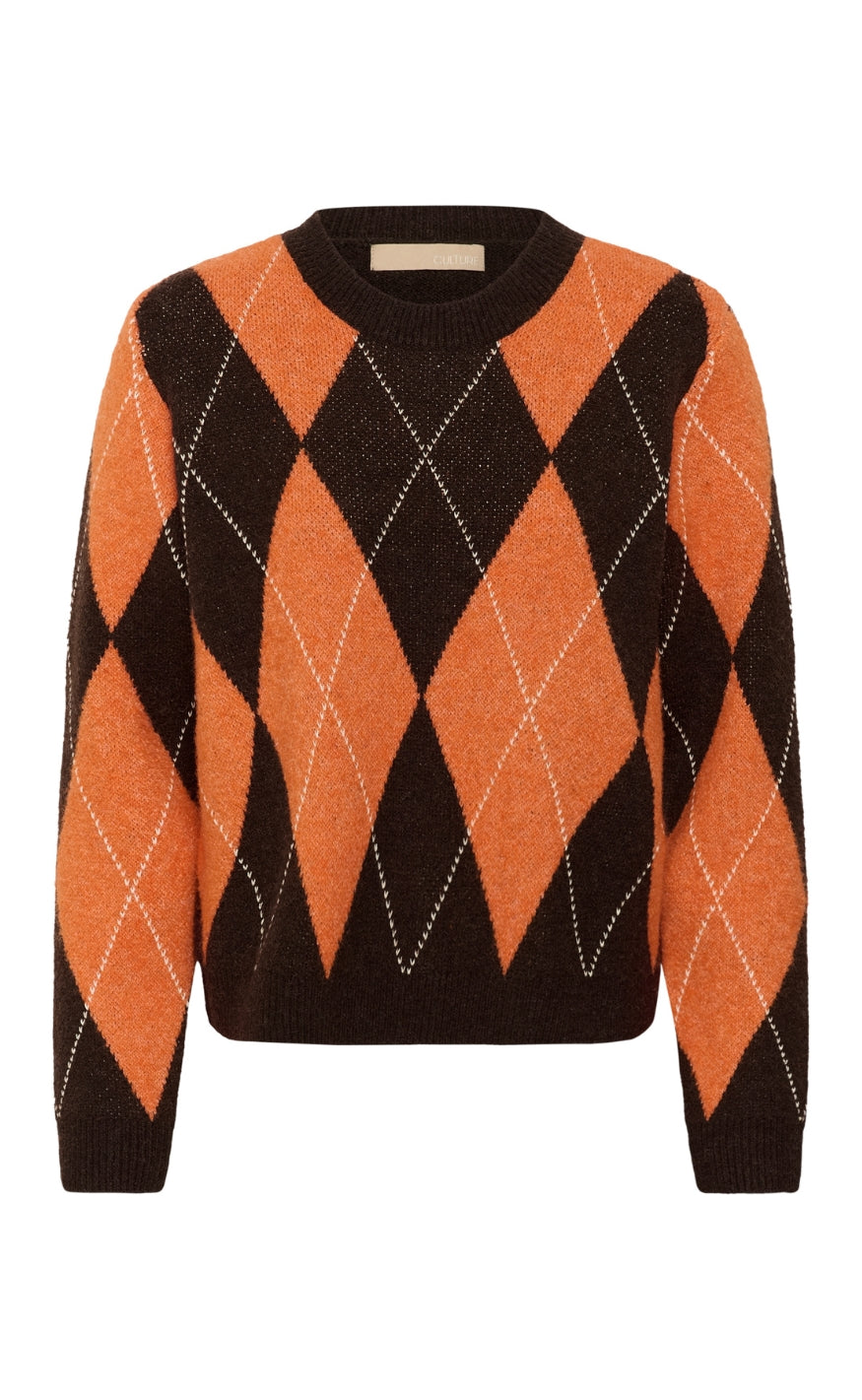 Culture Genser - Argyle - Brown Argyle
