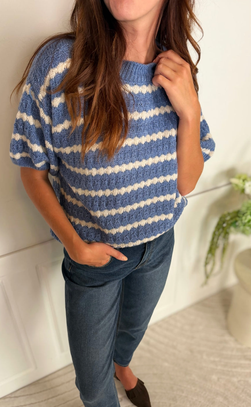 Marta Du Chateau Genser - Pippi - Jeans Blue