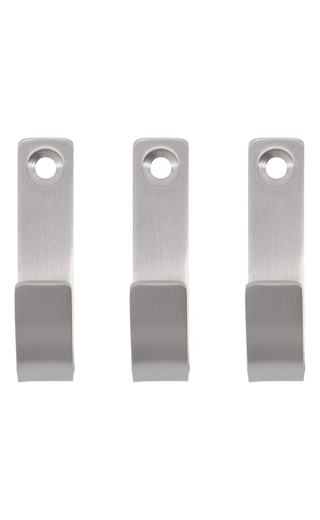 Meraki Knage - Thapsus 3-pack - Børstet Sølv Finish