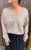 Say INA Copenhagen Strikk - Riley V-Neck - Latte