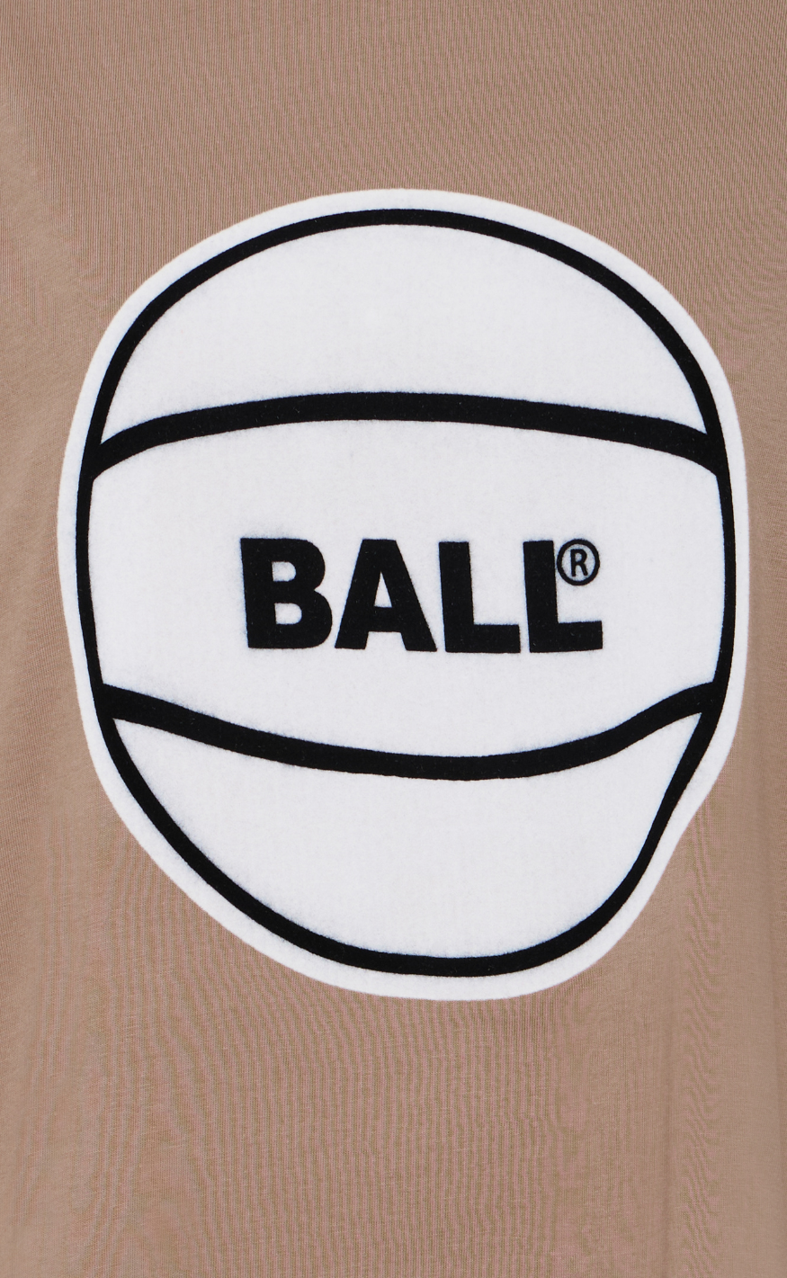 BALL Original T-shirt - Circle - Wood Brown