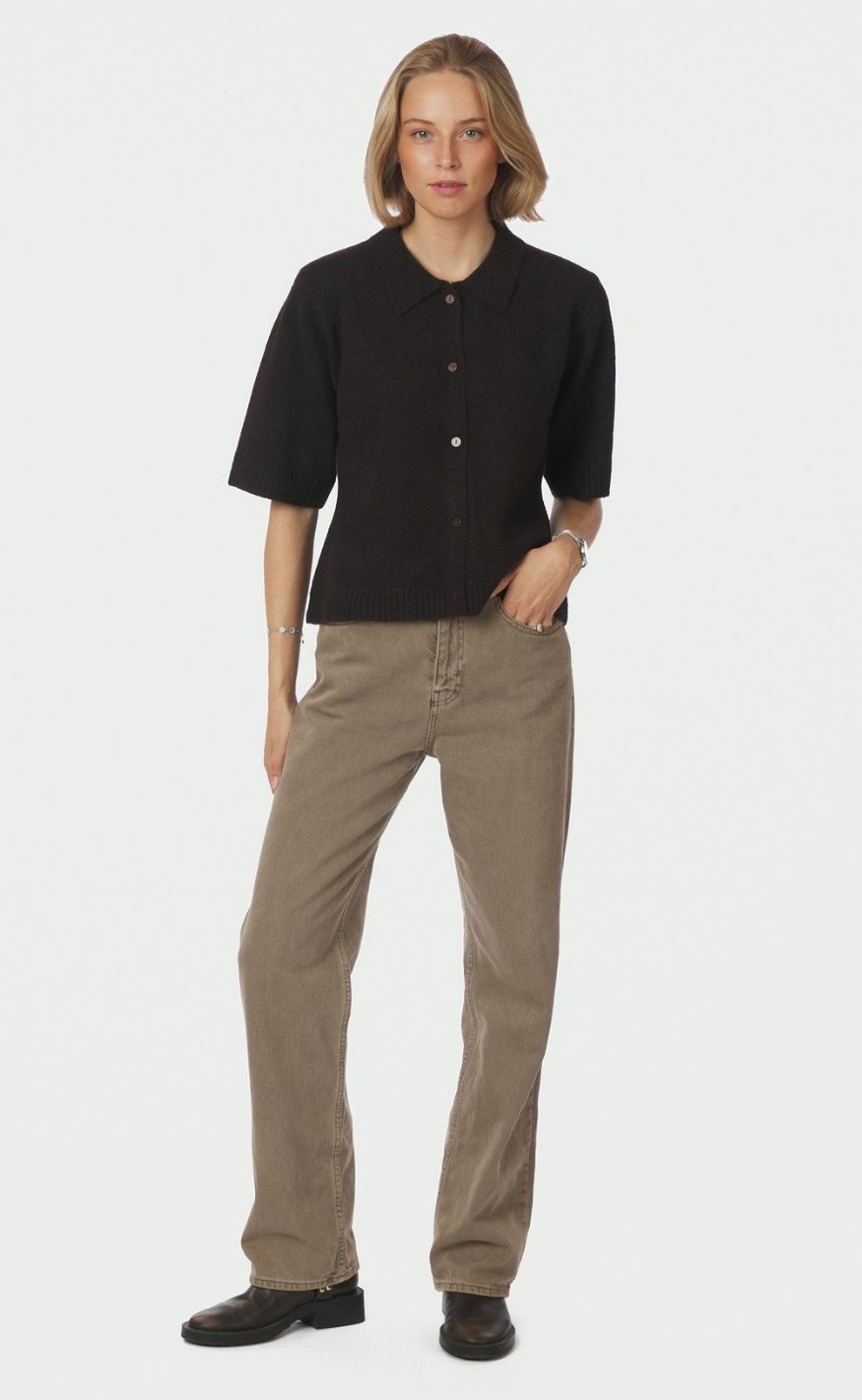 Neo Noir Genser - Cunna - Dark Brown