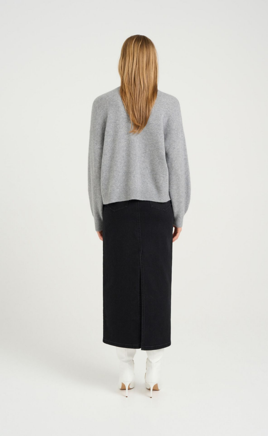 Gestuz Pullover - Casia - River Stone Melange