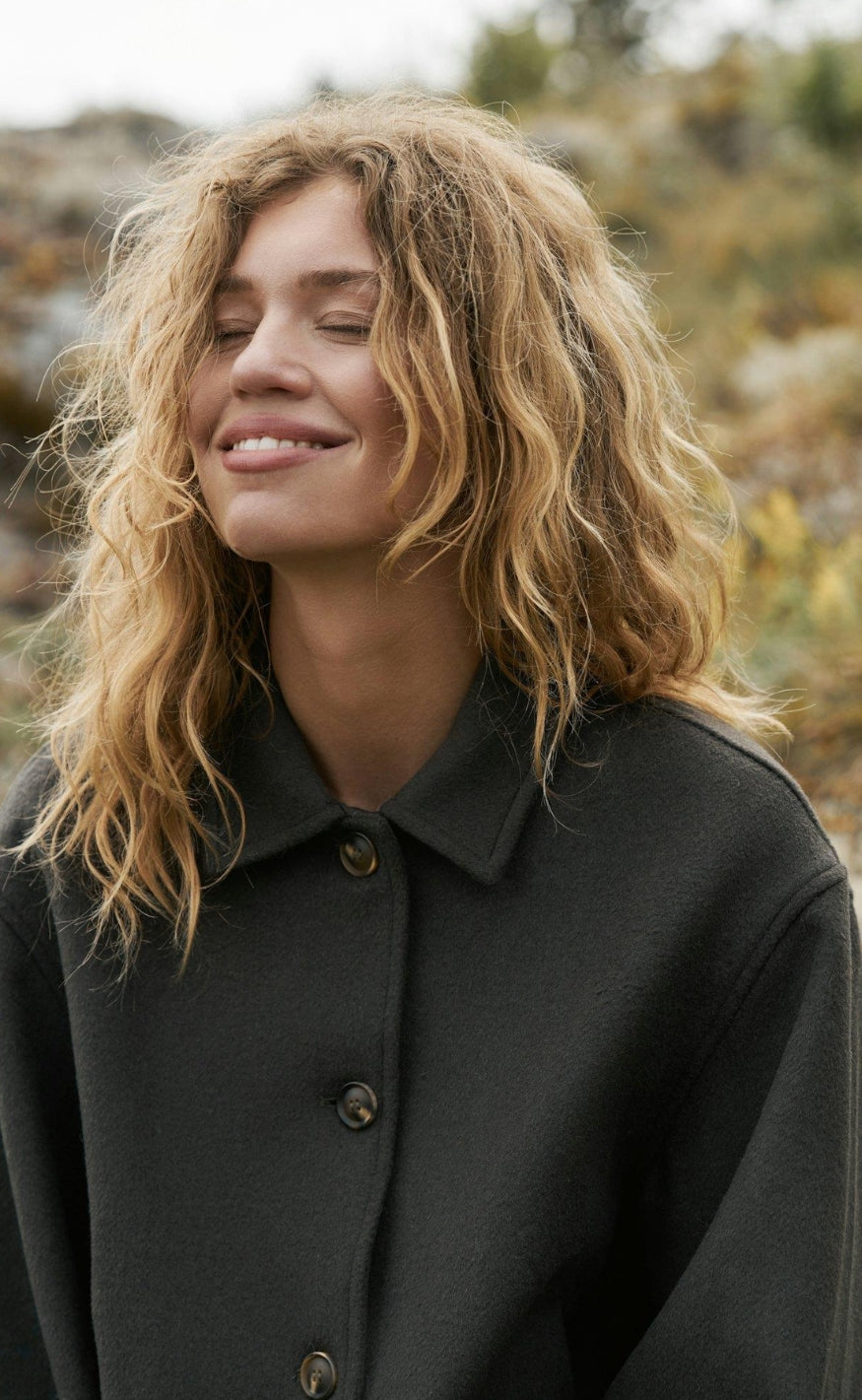 Neo Noir Jakke - Hamra Wool - Army