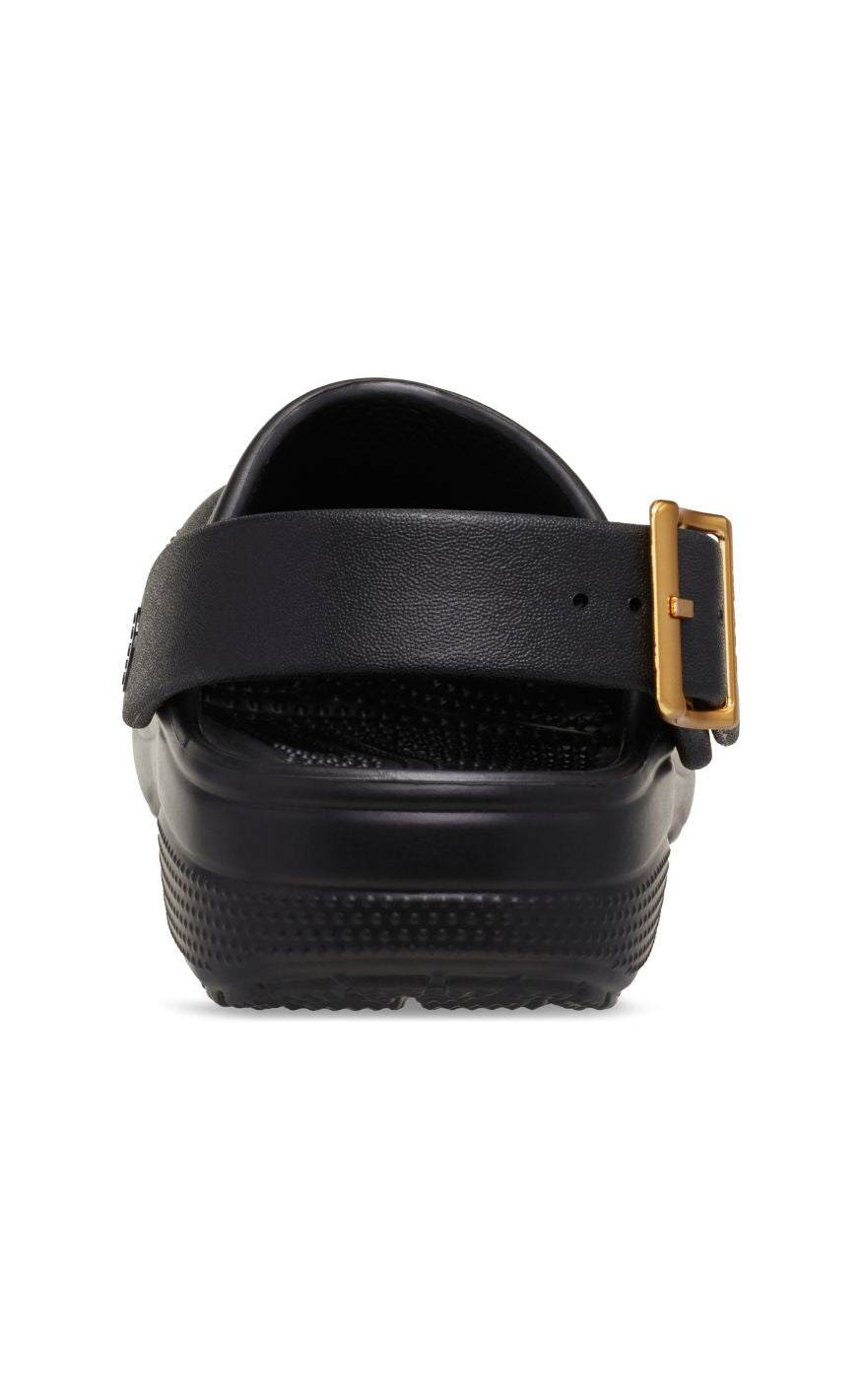 Crocs Træsko - Classic Metallic Buckle Clog - Black