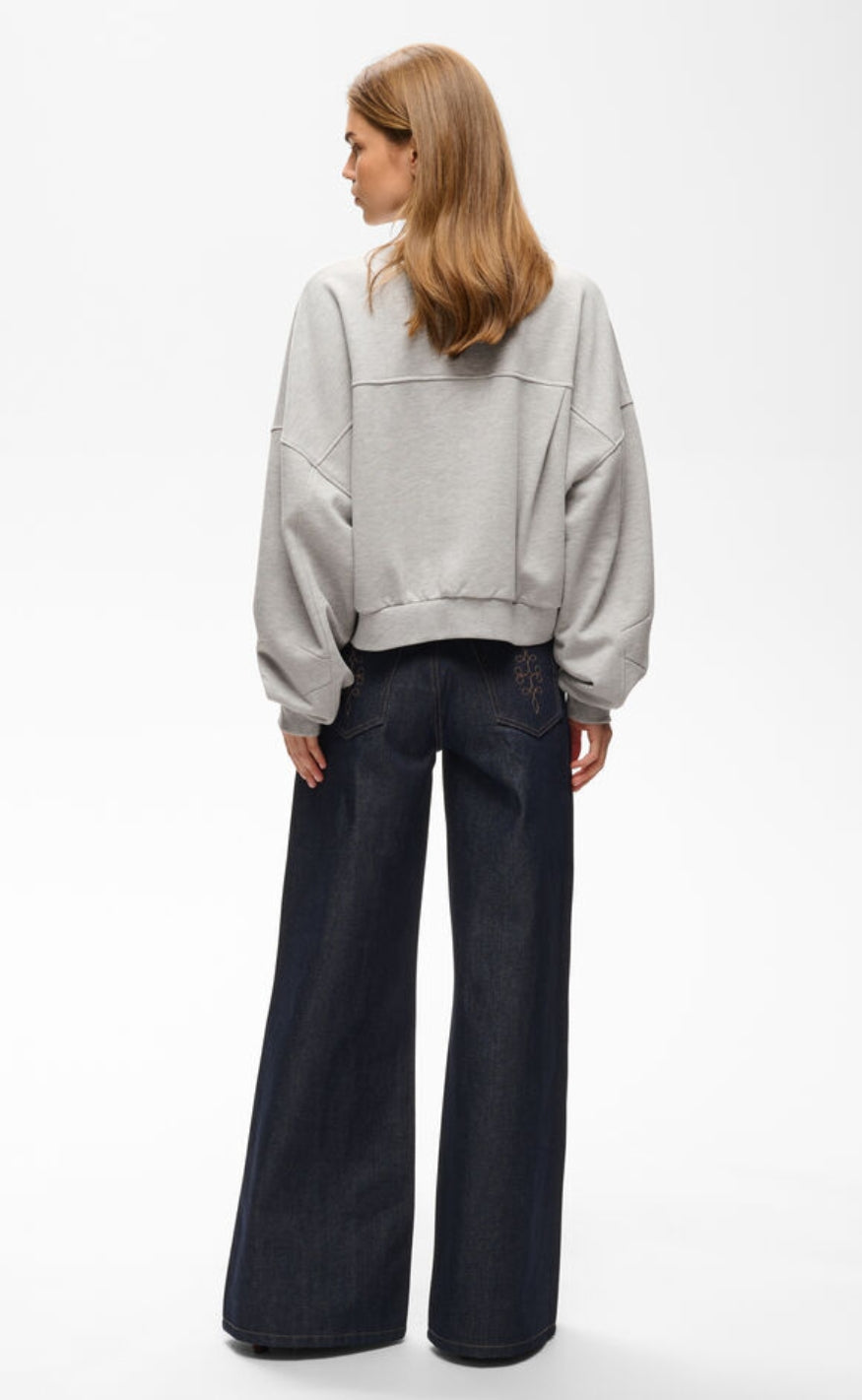 Gestuz Sweatshirt - Naya - Light Grey Melange