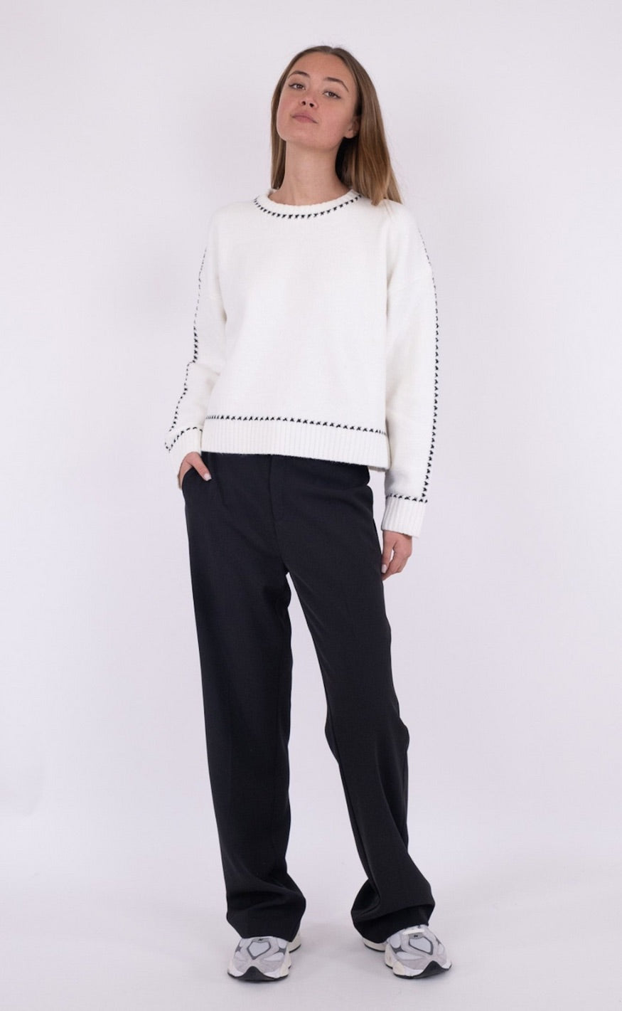 Neo Noir Bluse - Detri - Off White