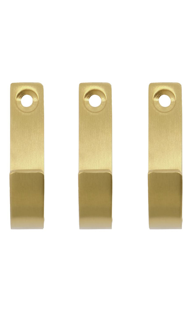 Meraki Knage - Thapsus 3-pack - Børstet Messing Finish