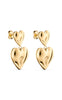 Smykkeli Copenhagen Øreringer - Odessa Heart - Gold
