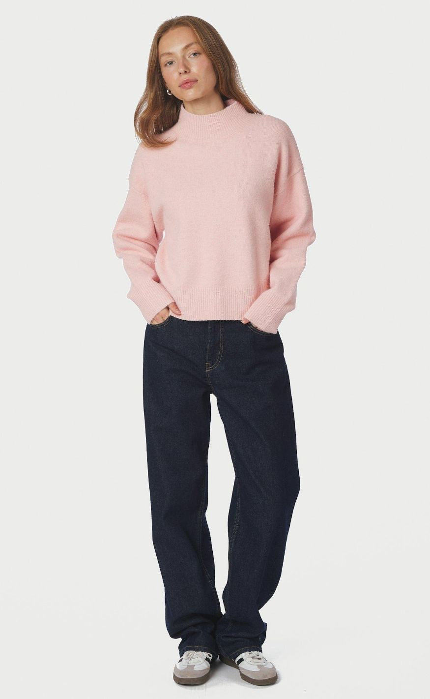 Neo Noir Genser - Paulina - Light Pink