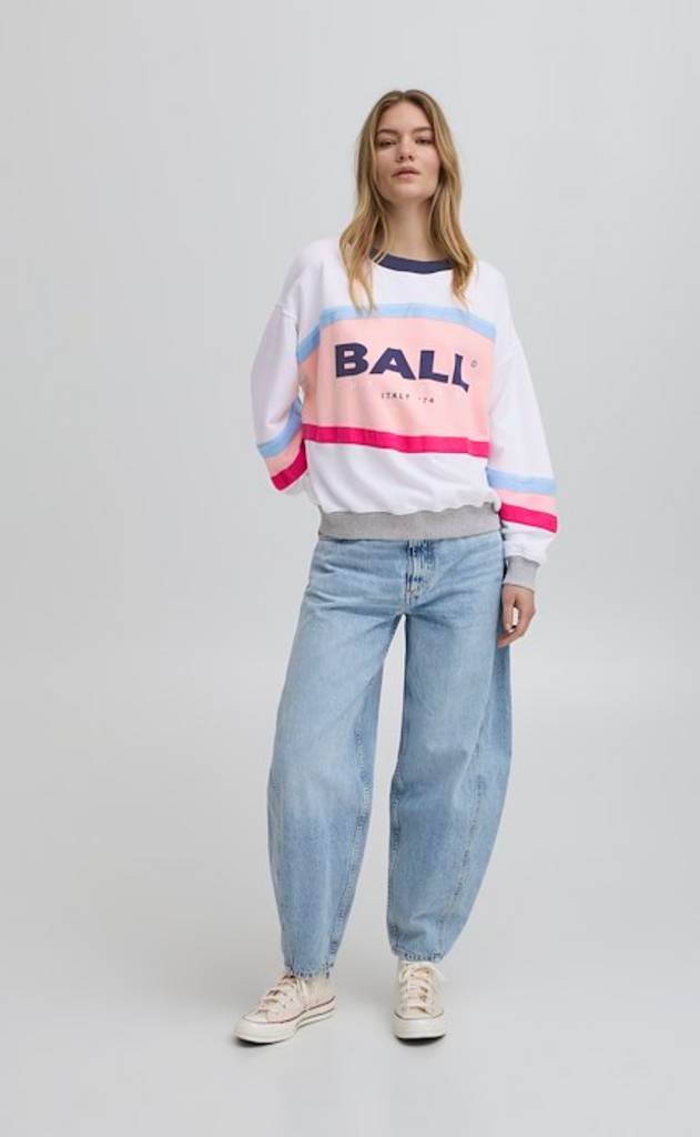 BALL Original Sweatshirt - Luca - Pink Dolphin