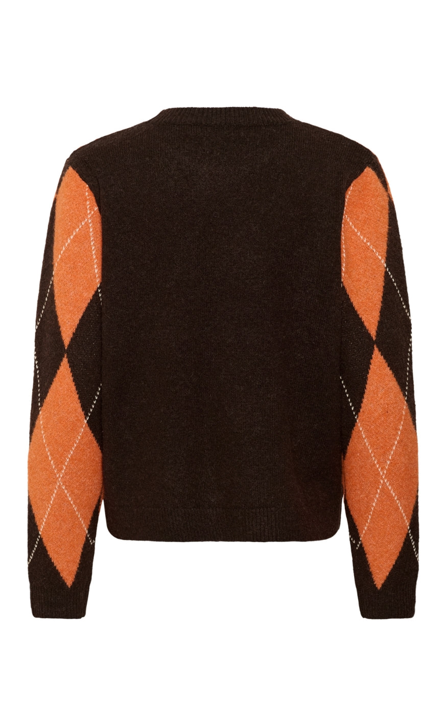 Culture Genser - Argyle - Brown Argyle