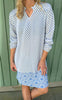 Say INA Copenhagen Kjole - Mira - Blue Printed