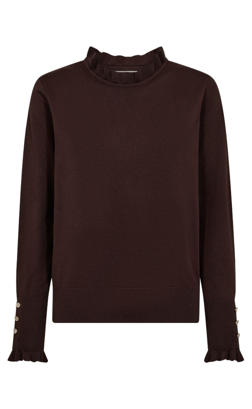 Freequent Pullover - Katie 205095 - Coffee Bean