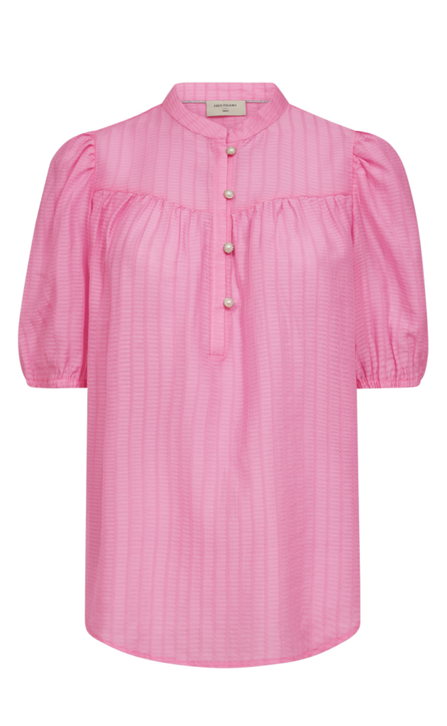 Freequent Bluse - Bella - Fuchsia Pink